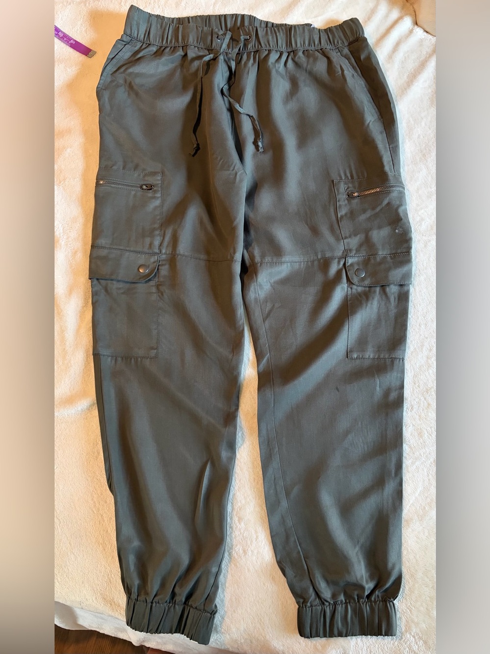 Banana Republic Olive Green Cargo Jogger Pants